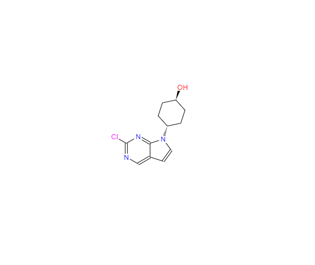 CAS：1621619-12-2，(1R,4R)-4-(2-氯-7H-吡咯并[2,3-D]嘧啶-7-基)环己醇