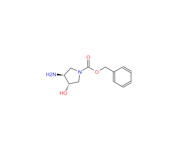 CAS：708273-49-8，1-Pyrrolidinecarboxylic acid, 3-amino-4-hydroxy-, phenylmethyl ester, (3S,4S)-