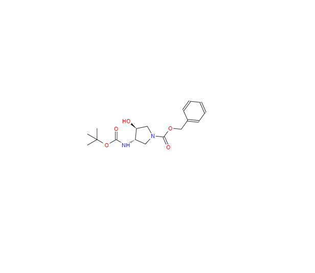 CAS：708273-50-1，(3S,4S)-3-((叔丁氧羰基)氨基)-4-羟基吡咯烷-1-甲酸苄酯