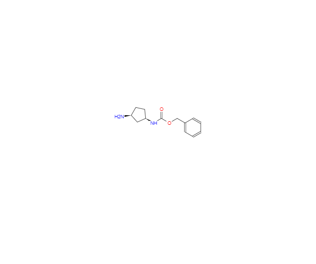 CAS：1380486-07-6，Carbamic acid, N-[(1R,3S)-3-aminocyclopentyl]-, phenylmethyl ester