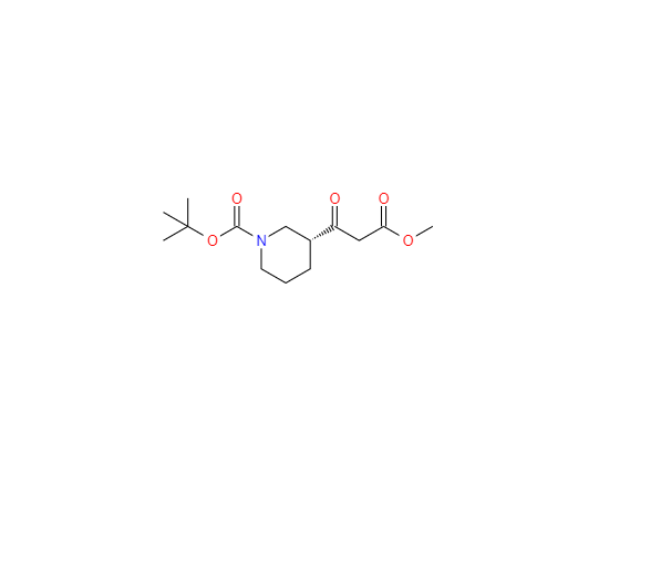 CAS：1391734-56-7，(R)-叔-丁基 3-(3-甲氧基-3-氧亚基丙酰)哌啶-1-甲酸基酯