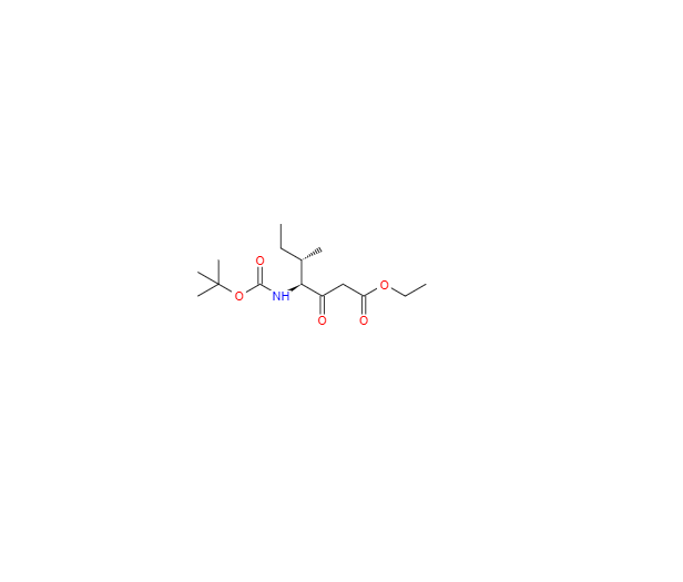 CAS：133565-39-6，ethyl (4S,5S)-4-((tert-butoxycarbonyl)amino)-5-methyl-3-oxoheptanoate