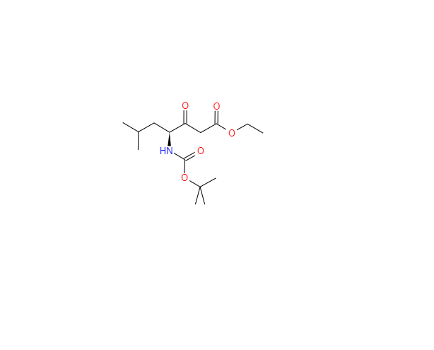CAS：58521-44-1，Ethyl(4S)-4-[[(1,1-dimethylethoxy)carbonyl]amino]-6-methyl-3-oxoheptanoate