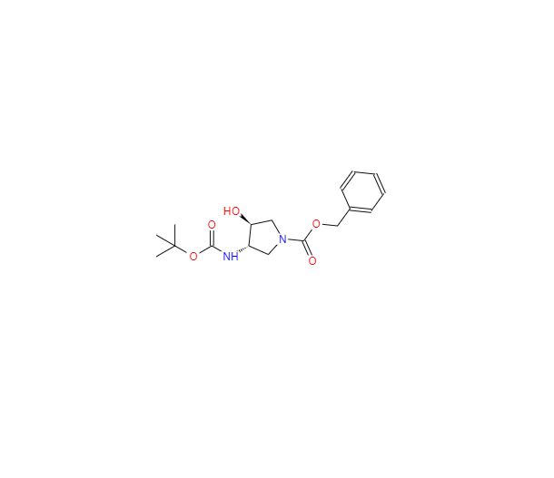 CAS：708273-50-1，(3S,4S)-3-((叔丁氧羰基)氨基)-4-羟基吡咯烷-1-甲酸苄酯
