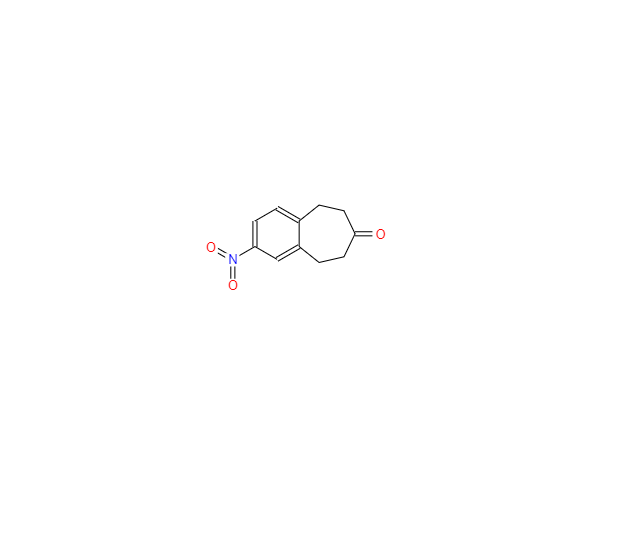 CAS：740842-50-6，2-Nitro-5,6,8,9-tetrahydro-benzocyclohepten-7-one