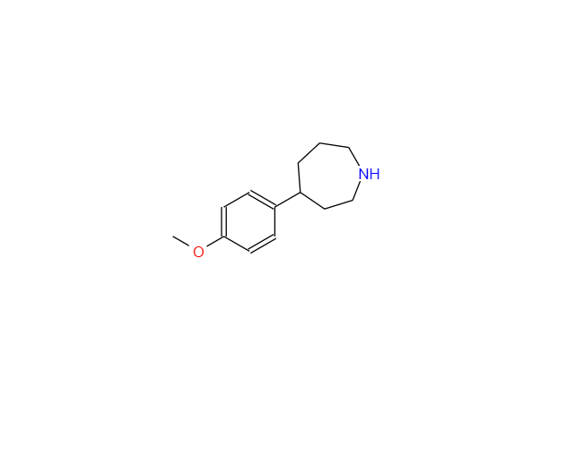 CAS：1368440-02-1，4-(4-methoxyphenyl)azepane