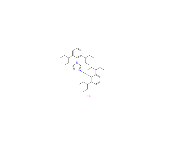 CAS：1157867-61-2，1,3-双[2,6-二(3-戊基)苯基]-1H-咪唑-3-氯化鎓