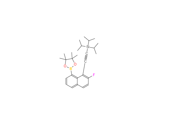 CAS：2503307-87-5，((2-fluoro-8-(4,4,5,5-tetramethyl-1,3,2-dioxaborolan-2-yl)naphthalen-1-yl)ethynyl)t