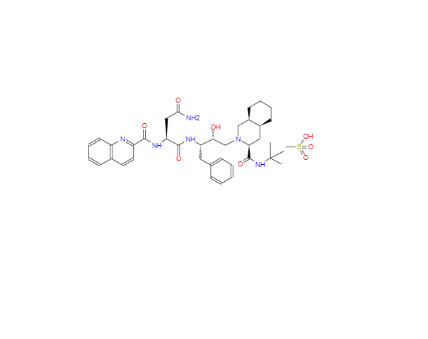 CAS：149845-06-7，Saquinavir mesylate