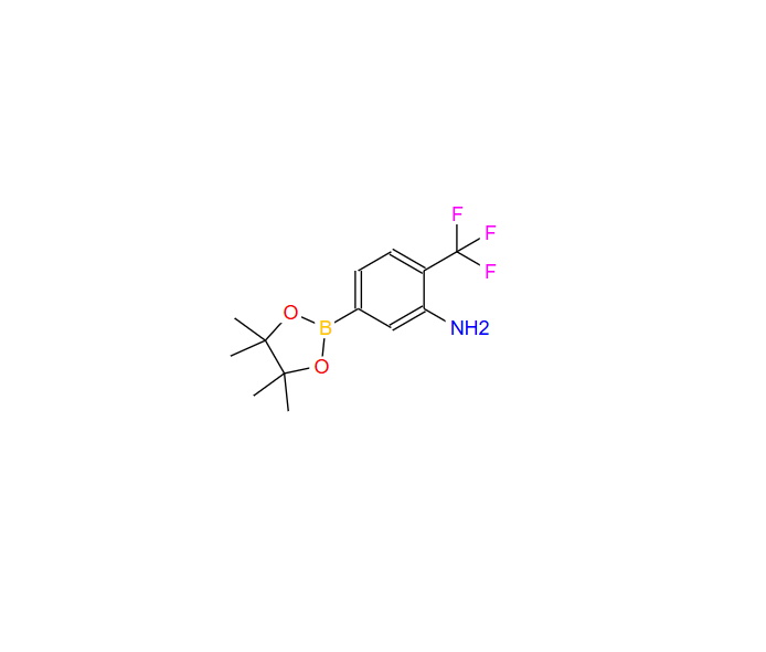CAS：2181780-09-4，5-(Tetramethyl-1,3,2-dioxaborolan-2-yl)-2-(trifluoromethyl)aniline