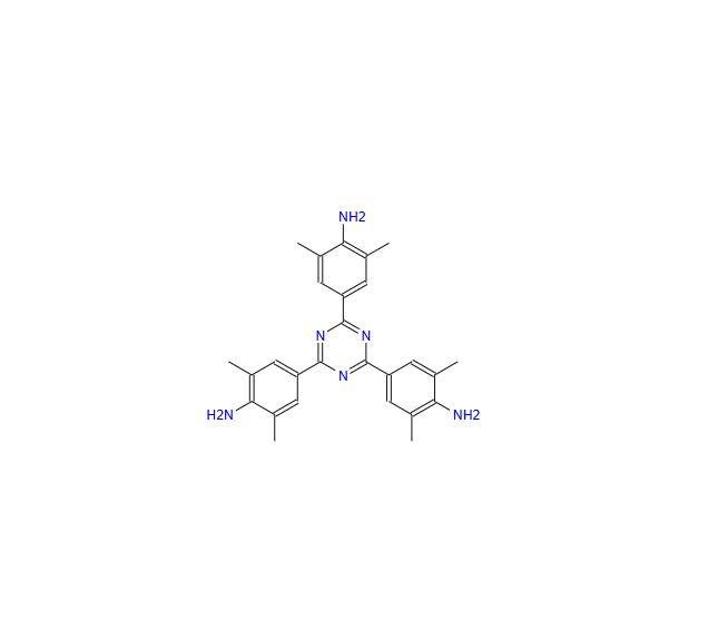 CAS：2803456-24-6，4,4',4''-(1,3,5-triazine-2,4,6-triyl)tris(2,6-dimethylaniline)