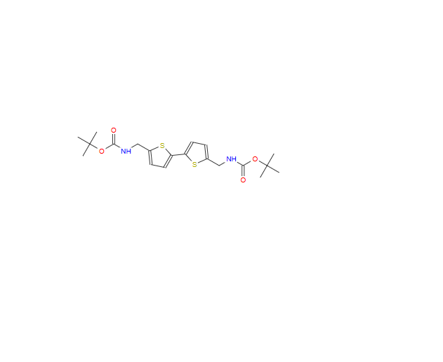 CAS：1339223-00-5，tert-butyl 2,2'-bithiophene-5,5'-diylbis(methylene)dicarbamate