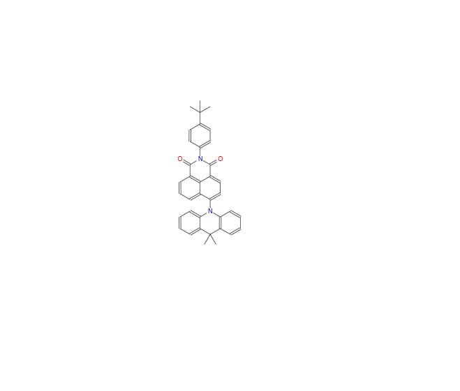 CAS：2196247-08-0，2-(4-(tert-Butyl)phenyl)-6-(9,9-dimethylacridin-10(9H)-yl)-1H-benzo[de]isoquinoline