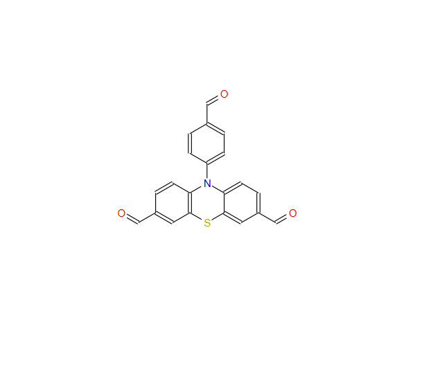 CAS：1787231-81-5，10H-Phenothiazine-3,7-dicarboxaldehyde, 10-(4-formylphenyl)-